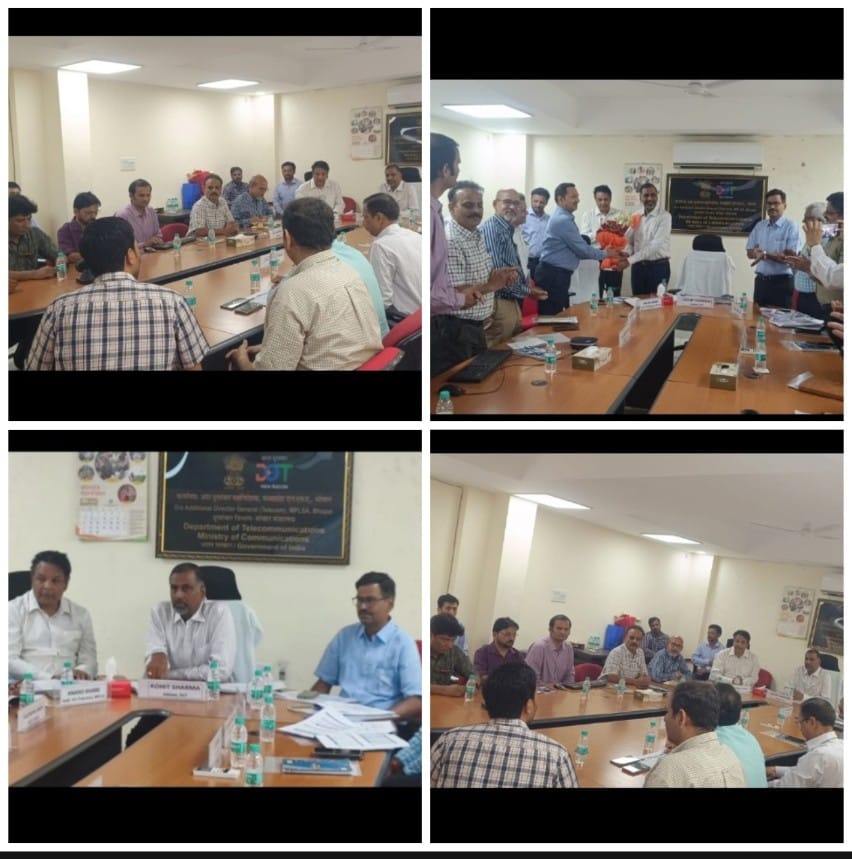 Today advisor(O) Shri Rohit Sharma visited MPLSA Bhopal and held a review meeting with all the verticals. He also reviewed the progress of 4G saturation project with BSNL, CCA and MPLSA officers.