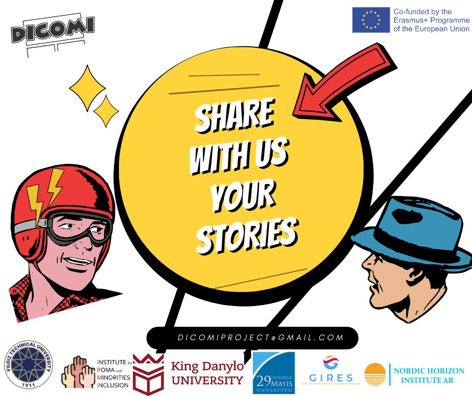 Journeys of resilience: Discover the untold stories of migrants through the lens of the @DICOMI Project. #DICOMIProject #MigrantStories #WarSurvivors #ResilienceJourneys #VoicesOfCourage #MigrantWarriors #EUfunded
#GlobalAwareness #AmplifyStories #throughcomics