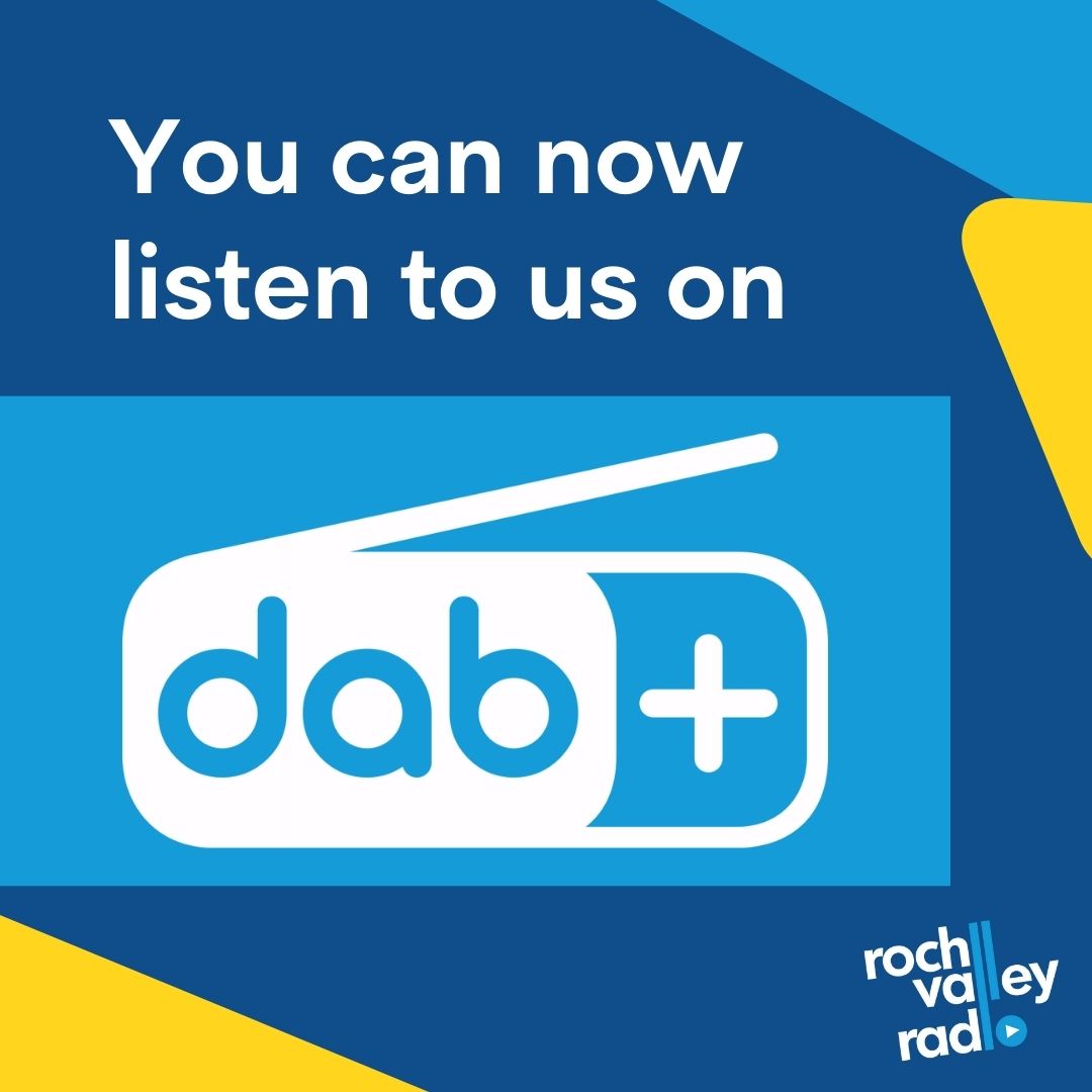 You can now listen to us on DAB radio. 👌📻🥳🎉 📻 Tune in on DAB radio 💻 Visit rochvalleyradio.com 📱 Download our Apple or Android mobile App 😃 Ask your smart speaker to “Play Roch Valley Radio”