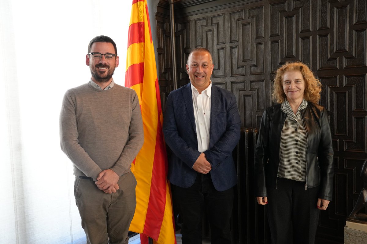També avui, Mora i García han mantingut una trobada institucional amb l'alcalde de Girona, Lluc Salellas.