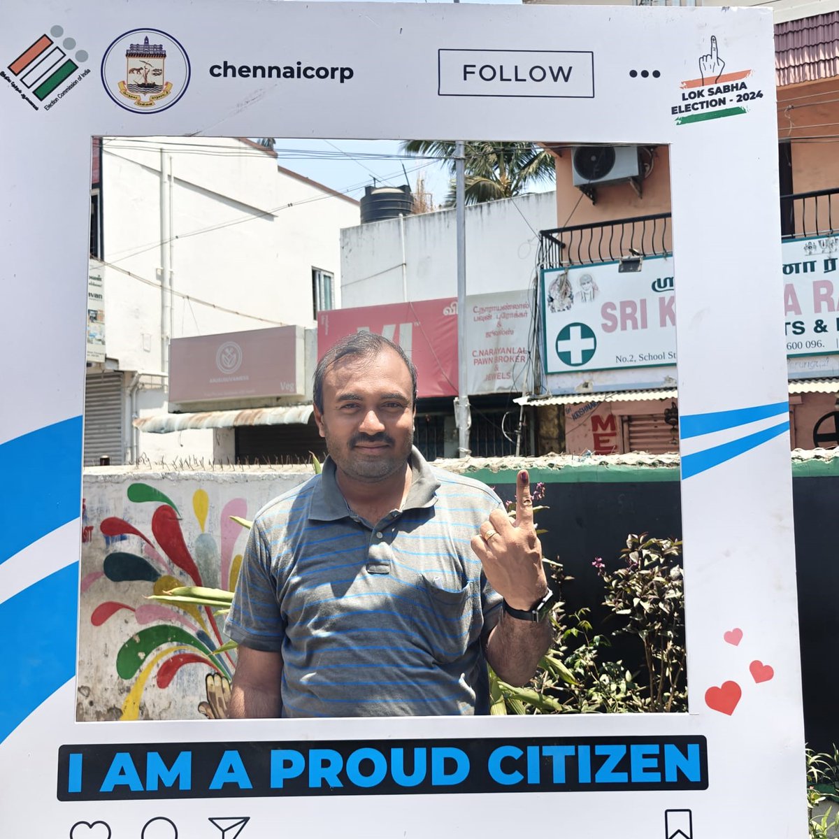 Casted my vote 

#ChennaiCorporation #ElectionCommission