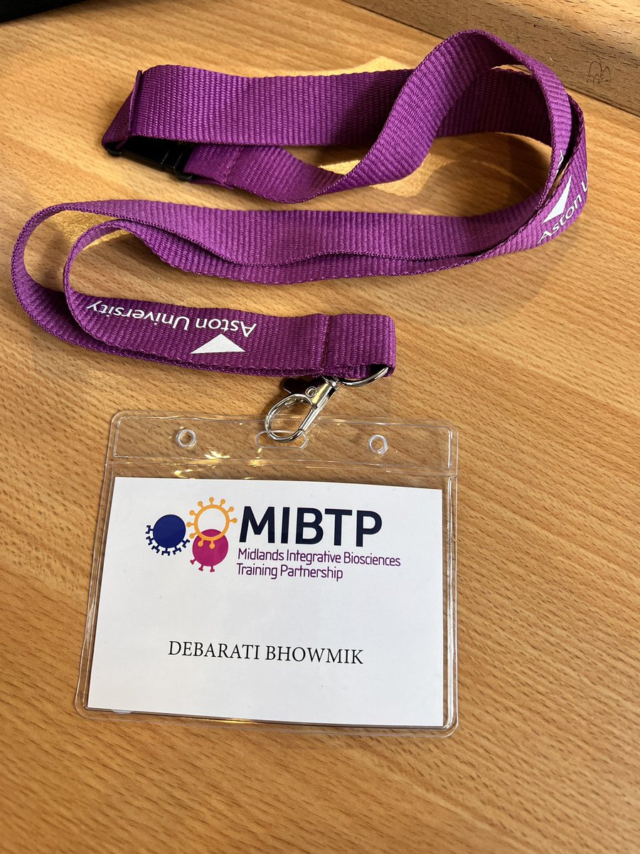 Dbhowmik97's tweet photo. @MIBTP1 Symposium 2024 at Aston University. 

Some really interesting talks today. https://t.co/6zZWGuKsMo