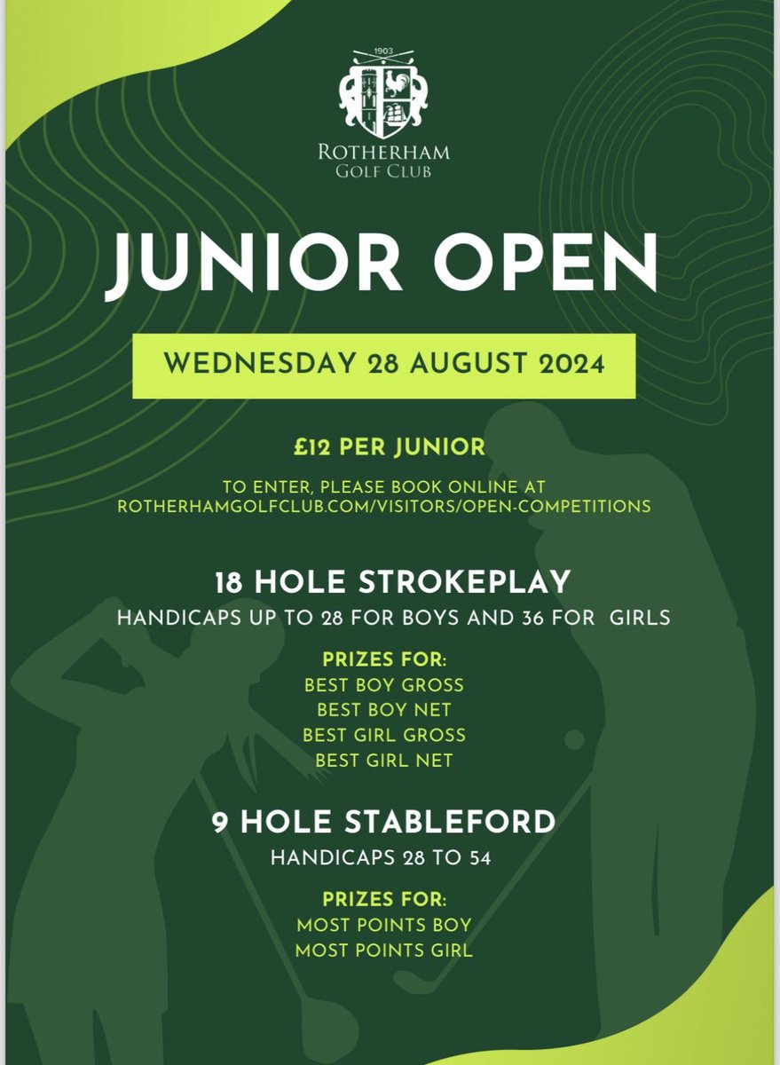 Good value, let your @sugcjuniors know that are in the @SheffGolfUnion golf clubs, good value @rotherhamgc @YUGCUK