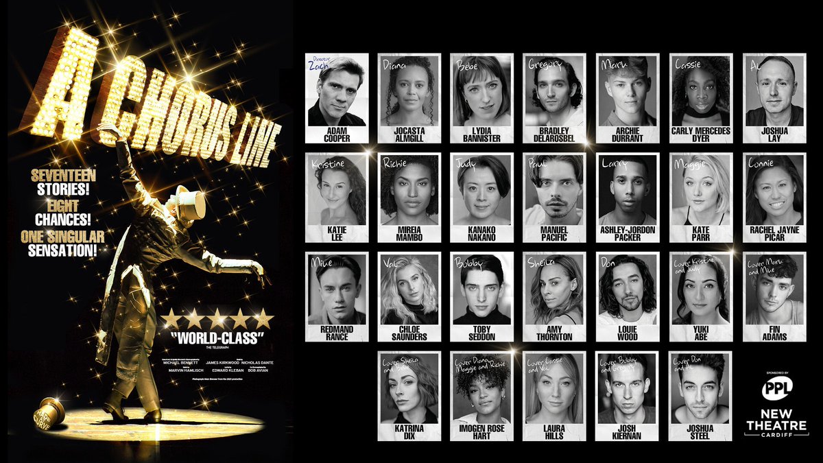Meet the cast of @achoruslineuk 🎩✨ This sparkling cast of singular sensations joins the previously announced Adam Cooper as Zach and @CarlyMDyer as Cassie ✨ 📅: Mon 16 - Sat 21 Sep 2024 🌟🌟🌟🌟🌟 #achorusline #madeatthecurve