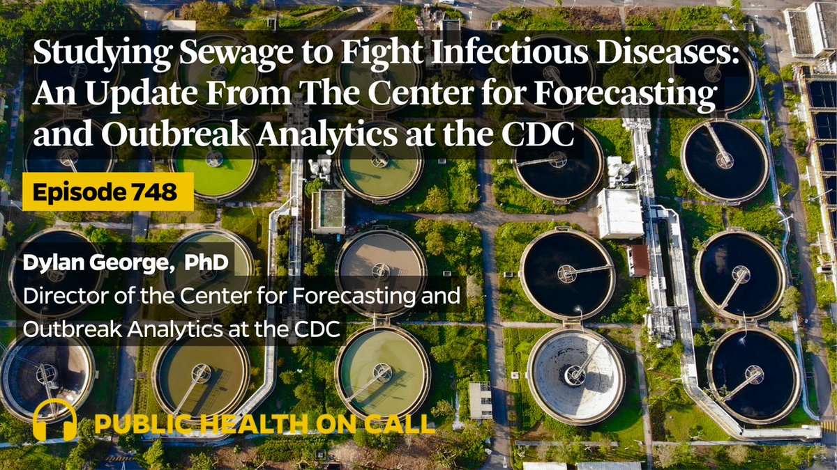 Studying wastewater can help fight infectious disease outbreaks. @DylanBGeorge from the Center for Forecasting and Outbreak Analytics at @CDCgov talks about how the group's forecast performed last year, and the role wastewater surveillance played. johnshopkinssph.libsyn.com/748-studying-s…