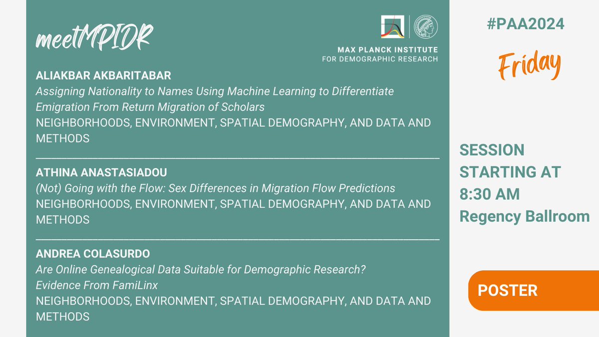 Poster session starting now with @Akbaritabar @athina_anas @andre_colasurdo @jdonzowa and @Demographie.