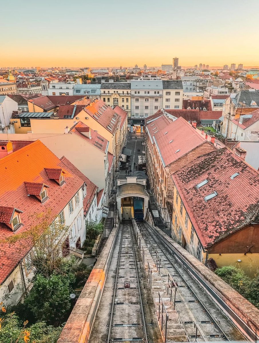 Take your Zagreb sightseeing to new heights! Glide up the hills effortlessly on the Zagreb Funicular and unlock picture-perfect moments overlooking the city. 😍 📸: Daša Kovačević #VisitZagreb #LoveZagreb #Zagreb