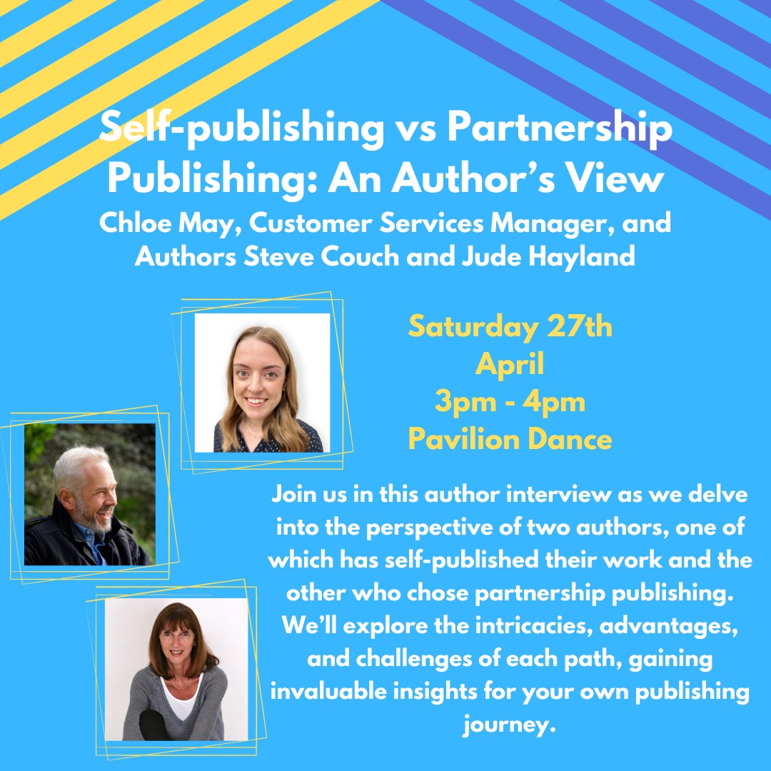 We are very excited that Troubador and Book Guild staff and authors are hosting two talks at the Bournemouth Writing Festival 2024! Book your place for each talk by following the links below: pdsw.org.uk/.../traditiona… pdsw.org.uk/.../self-publi…