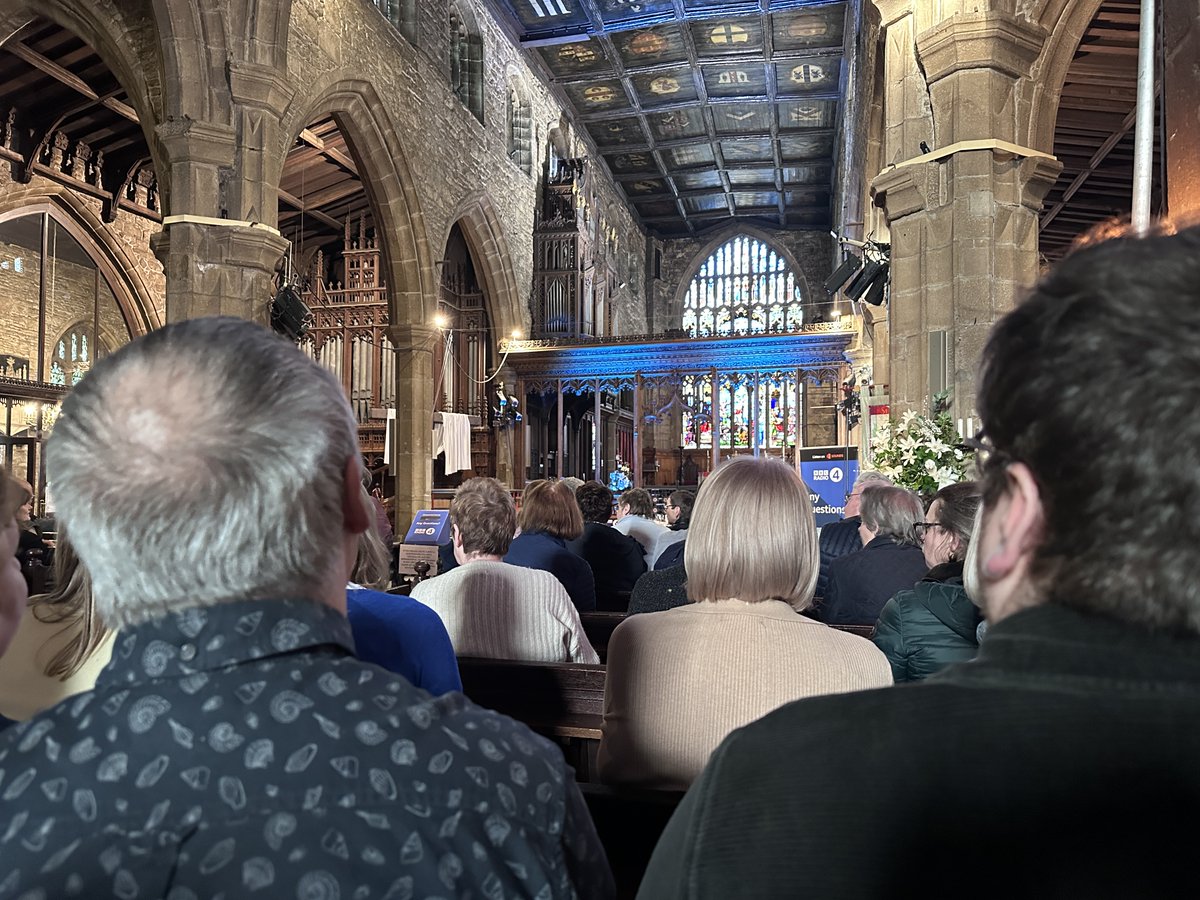 Healthy Minds Forum members visited Halifax Minster last Friday to take part in the live broadcast of Radio 4 programme 'Any Questions?' Very proud of our 'Language, anti-stigma and mental health awareness' action group, who submitted a question to the panel, well done all! 👏