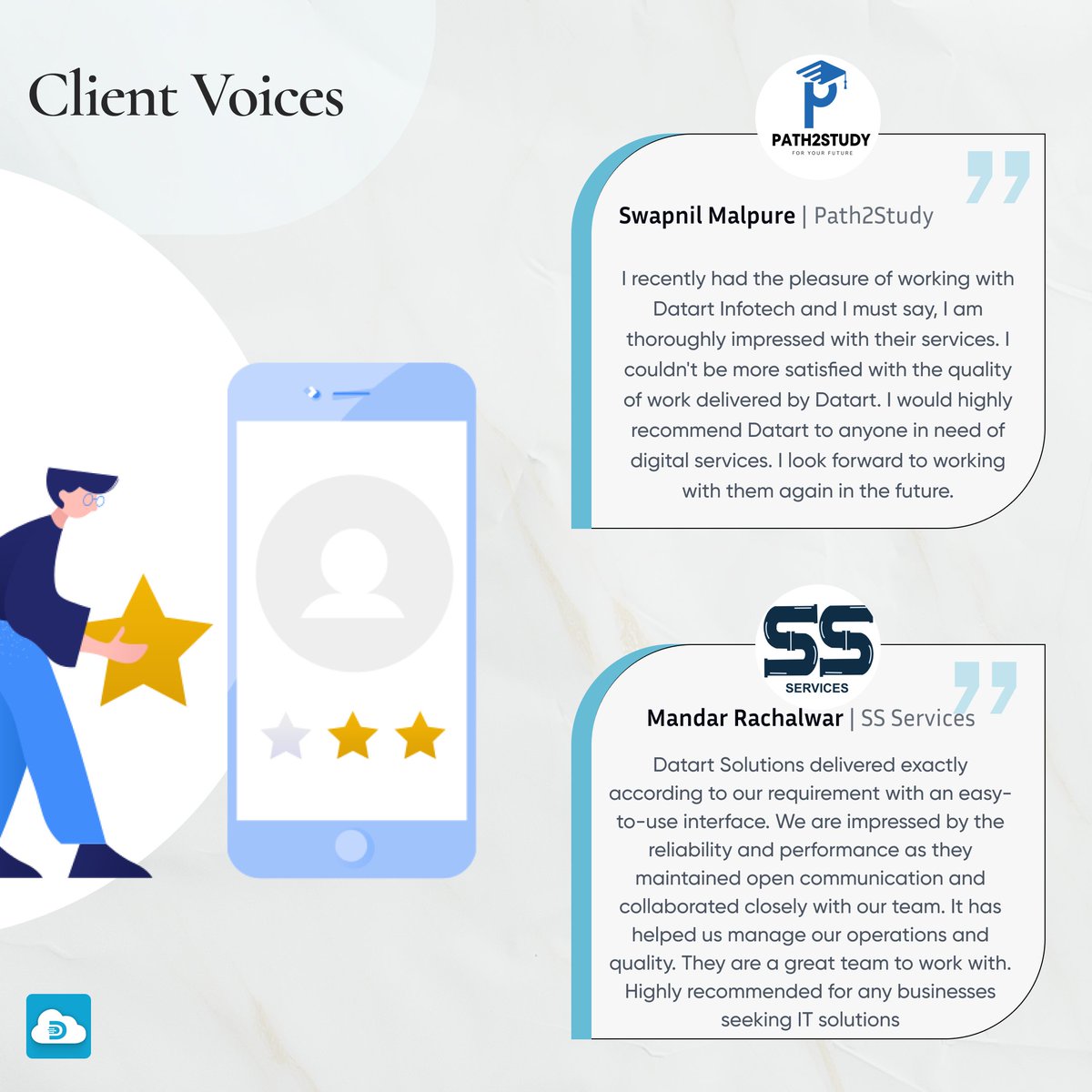 DatartInfotech's tweet photo. Our startup story?
It's written in code and powered by dreams.
We're not just building software; we're crafting the future. And it looks bright from here!
#ClientTestimonial #SuccessStories #Innovation #BusinessGrowth #ITConsulting #DigitalTransformation #Startups #Technology https://t.co/R82KDdSVlt
