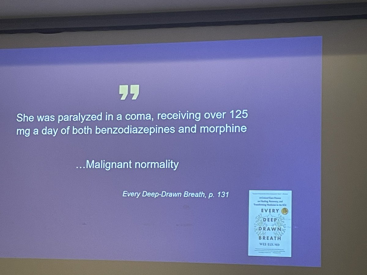 Highly compelling @MSHSNeurology Grand Rounds happening right now by @WesElyMD on “The Delirium Revolution: Our Lynchpin To Finding The Person In The Patient.” Key messages: humility + compassion + wisdom. Amazing!🙌🏽🧠❤️ @FranchescaA_PhD @Cep23Katie @acamuya @ElizabethBreen_