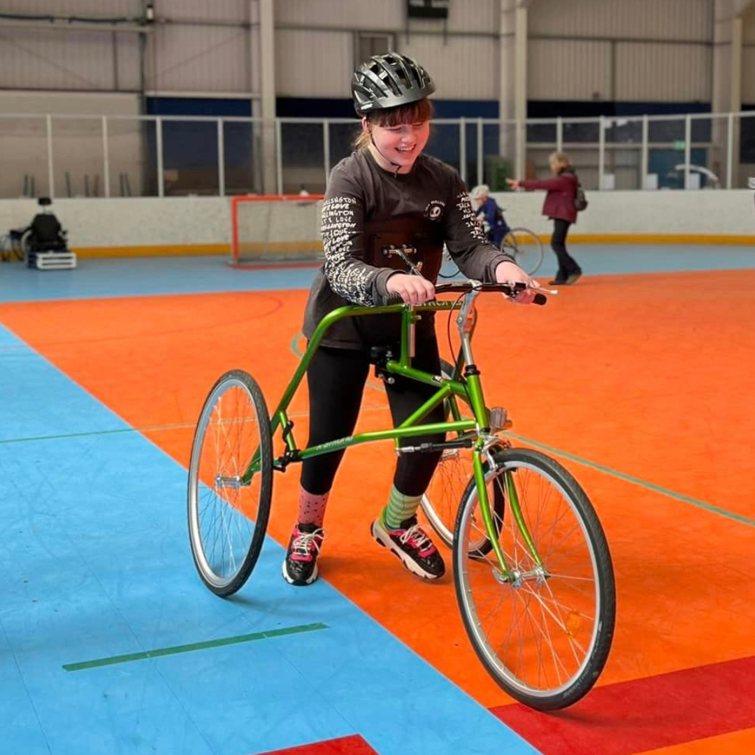 Kitty was once a keen frame runner, but hadn't been strong enough to take part since 2016. However, when she saw the frames at a Whizz Kidz mixed sports session, Kitty really pushed herself to take part. Well done Kitty, we are so proud of you! 💛