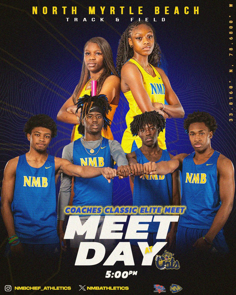 Good luck to our track teams at the Coaches Classic Elite meet today!