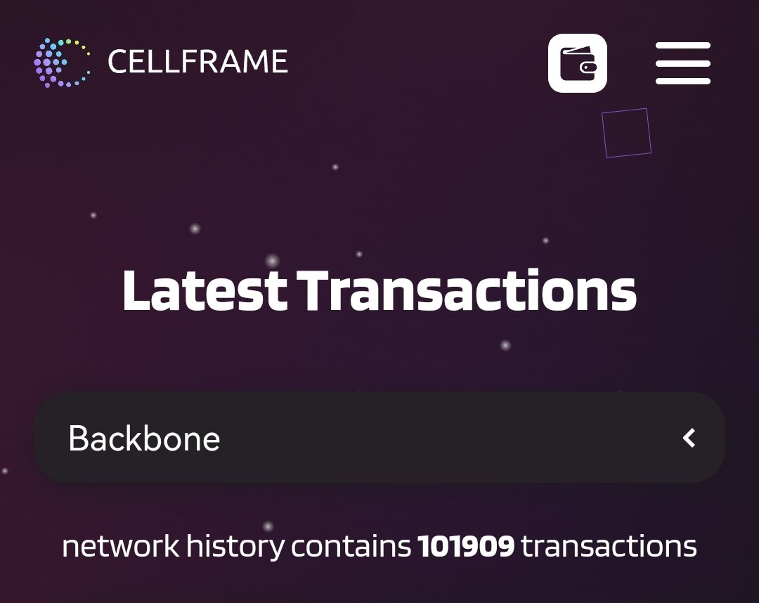 Hi Fam 🤩.
Huge news from #cellframe $CELL. Total amount of transactions on CF20 native network reached 100k 😱🎇🎉🎊.
We are totally early. #altseason bull market coming in 2024 imho. I added $CELL at 0.75$ 😍. And you?
Big bag loaded with $kas $roko $koin $eth $qubic too.
