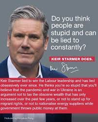 My instincts from day one, I never liked/trusted @Keir_Starmer Day after day, week after week, year after year, has proven he's hypocrite & liar KS thinks we are so desperate for change, we will vote for him @UKLabour #NeverStarmer #DontVoteLabour #DontVoteTory #GenocideSupporter