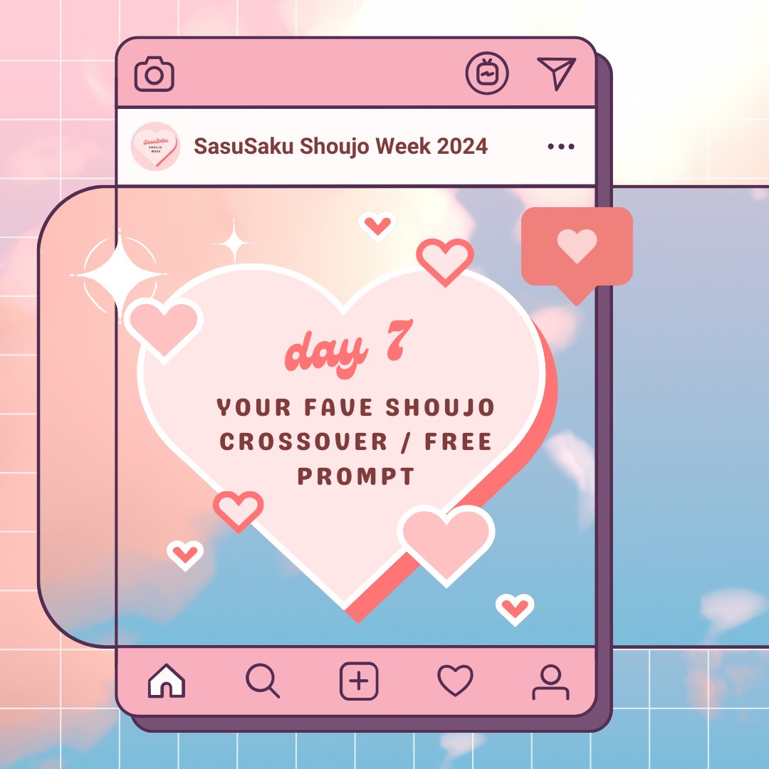 SSShoujoWeek's tweet photo. ✨ SASUSAKU SHOUJO WEEK ✨

Day 7: Your Fave Shoujo Crossover / Free Prompt

#ssshoujoweek24 #ssswday7 #sasusaku https://t.co/utO9jPsCsV