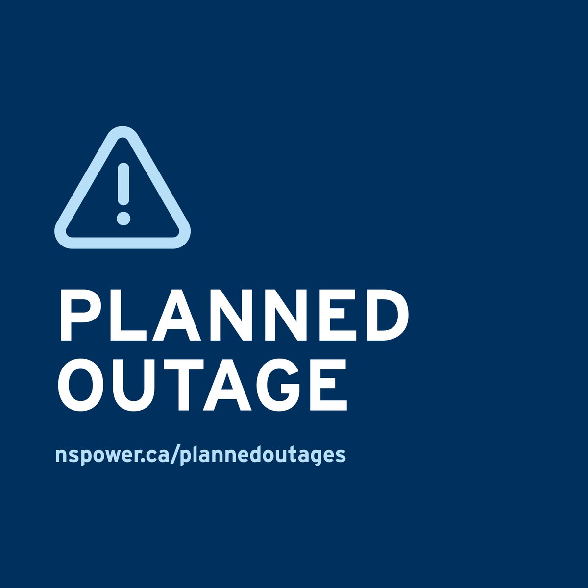 A planned outage will affect customers in #BlackPoint, #Hubbards, #Chester, and surrounding areas on Sunday, April 21 between 2–6 AM. More information and a map of impacted customers can be found here: nspower.ca/plannedoutages.