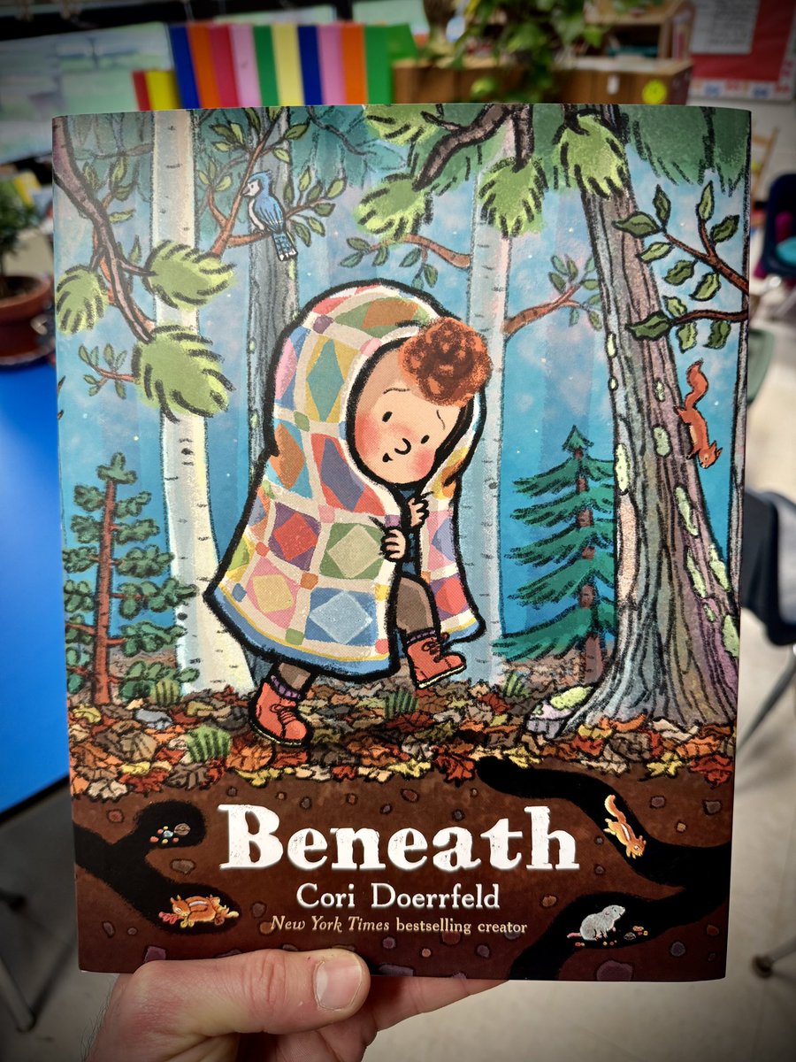 A new one I picked up over Spring Break. Beautiful message and gorgeous artwork. Beneath. 
#beartavernpride #coridoerrfeld #beneathbook