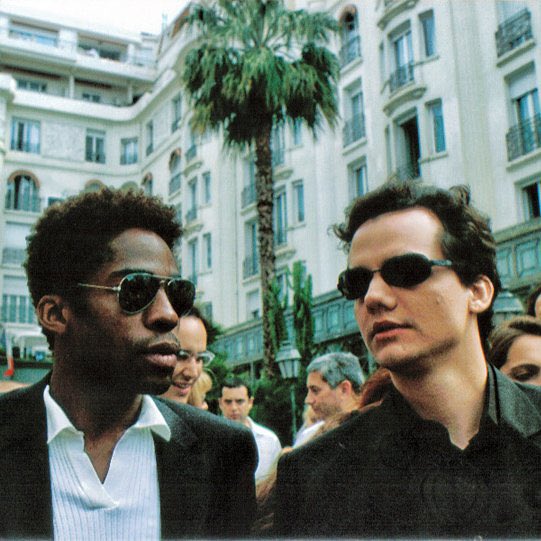 lazaro ramos e wagner moura em cannes, 2005.