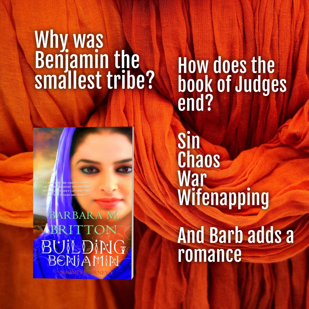 It's #BiblicalFictionFriday.
'Building Benjamin' is still on sale in print.
How does the book of Judges end?
#BiblicalFiction #HistoricalFiction #Israel #strongwomen some #romance #Christfic #FaithReads #booklovers #booksale
amazon.com/Building-Benja…