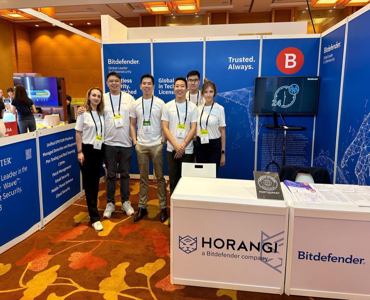 Kicking off Black Hat Asia 2024 with excitement! 🌟 Our team at Booth #503 engaged with an incredible crowd, diving deep into discussions about the cutting-edge cybersecurity strategies Bitdefender is pioneering. Looking forward to more insightful sessions and connections ahead!