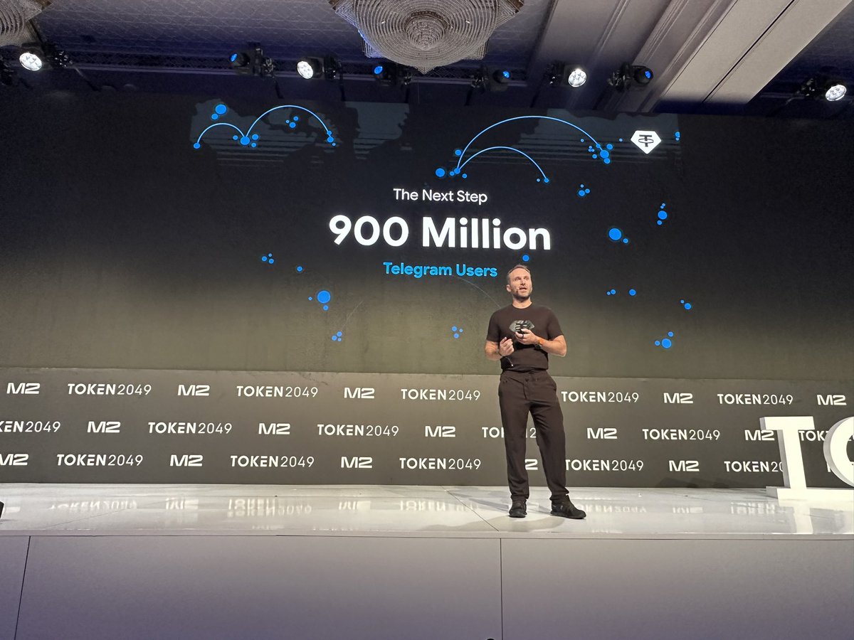 USDt on Telegram @token2049 Unlocking 900m users