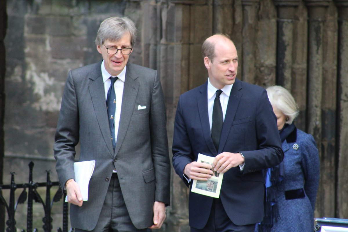 Prince William visits Hereford Cathedral. Prince William has visited Hereford Cathedral this morning, as part of a Memorial Service for former SAS navigator and intelligence officer Mike Sadler who died in January. Credit: Megan / YH #YourHerefordshire | @RoyalFamily