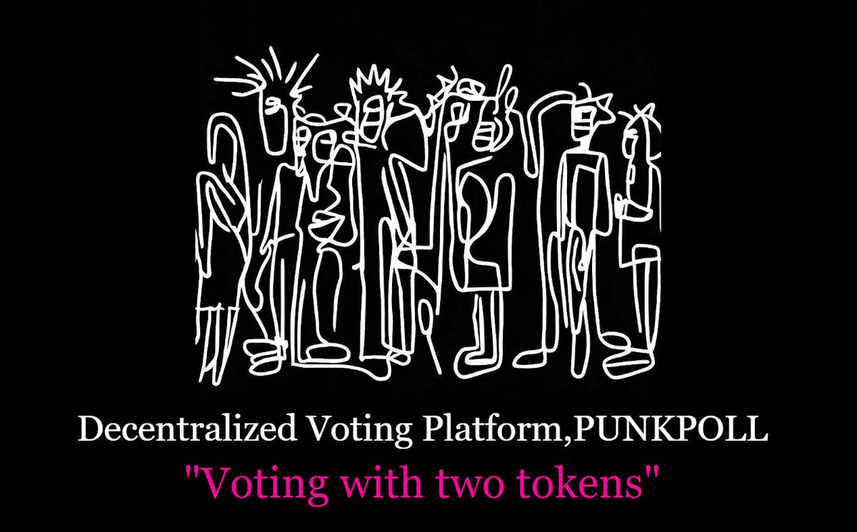 🌐Voting with two tokens, Decentralized Voting Platform, #PUNKPOLL #DecentralizedVoting In today's digital age, we require new technologies to bolster the security, transparency, and accessibility of democratic voting processes. Introducing PUNKPOLL, a Decentralized Voting