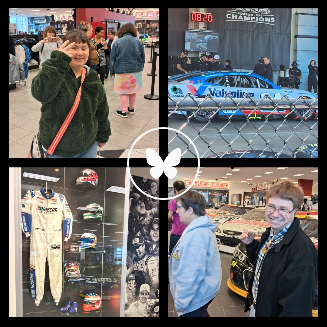 Ready to kickstart another “Feel Good Friday”? Our Vocational Opportunities Center day program believes in creating memorable experiences for the people we support. The program participants had a great time at the Hendrick's Motorsports Museum, diving into the world of racing.