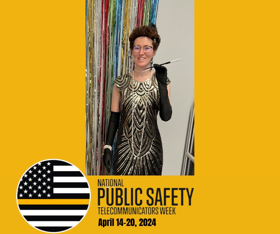 Although she also had fantastic style on Decades Day during #NPSTW2024, the Letter of Commendation that Abby Rider received was for the 9 minutes of life-saving support and guidance that she provided a caller whose husband was not responding. #NH911