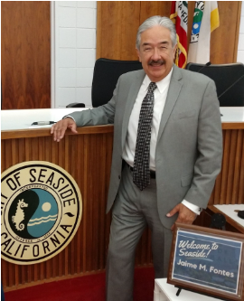 Breaking: @City_of_Seaside city manager Jaime Fontes abruptly put on paid leave following performance evaluation Thursday night; no reason given for ouster. Police chief Nick Borges appointed interim city manager..