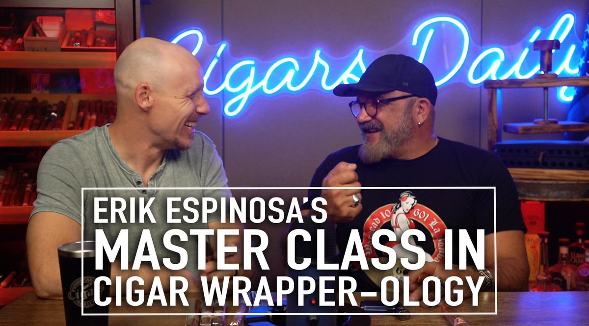 Erik Espinosa just dropped a Master Class in Cigar Wrapper-ology! Extended Version Watch Link: cigarsdailyplus.com/erik-espinosas… #cigarsdaily