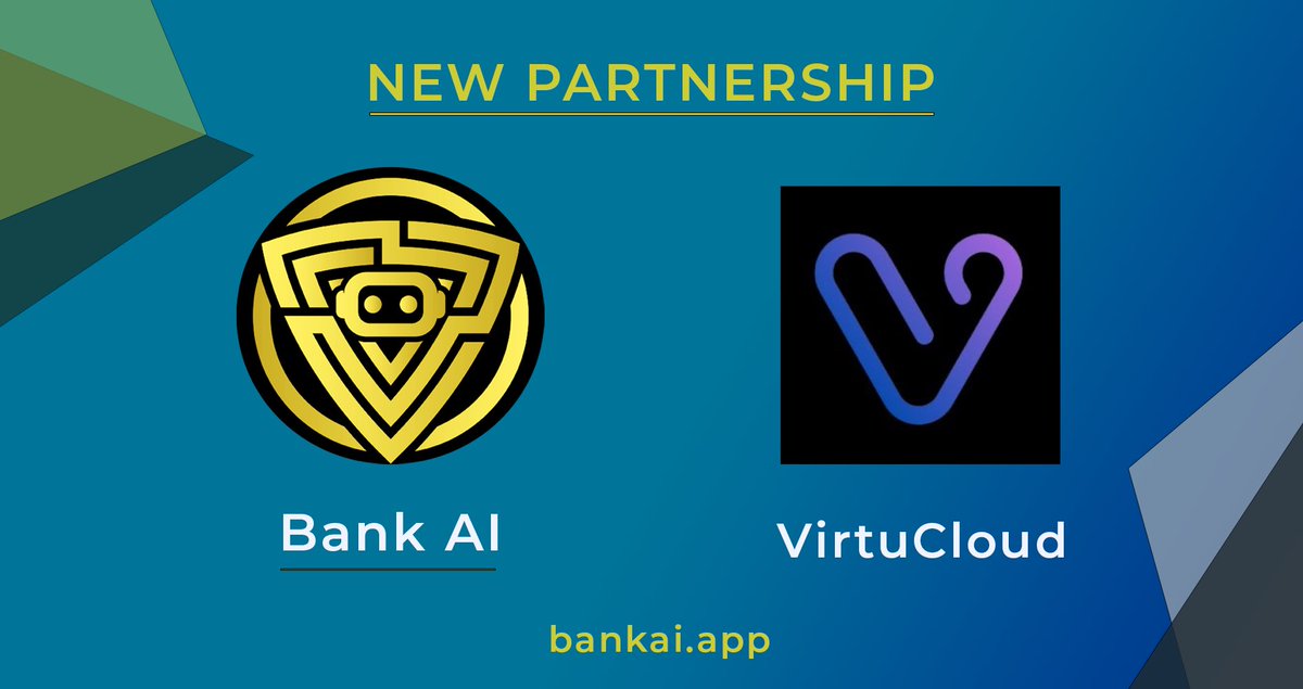 Exciting news! We are thrilled to announce our official partnership with @Bank_AIETH Bank AI is a revolutionary DeFi platform that combines the power of blockchain and AI to deliver cutting-edge financial services. With Bank AI, users can enjoy a range of innovative features,