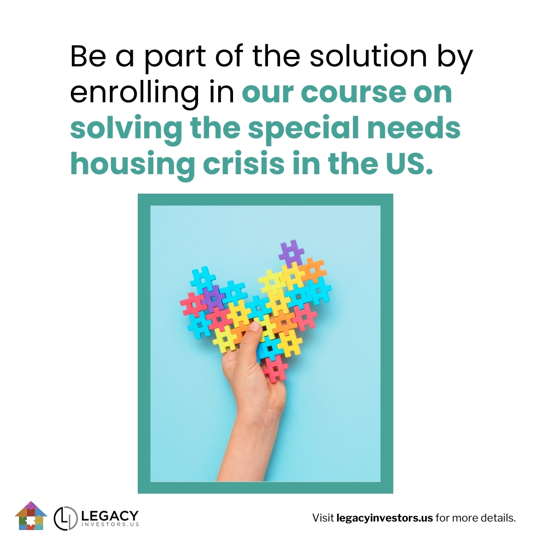 LegacyInvest_US's tweet photo. Join us in tackling the special needs housing crisis in the US. Explore solutions and make a meaningful impact. 💚

Enroll now: https://t.co/1VxyQgEqUp

#HousingCrisis #SpecialNeeds #AffordableHousing #SocialJustice #BeTheChange #realestate https://t.co/xa0ye76zuy