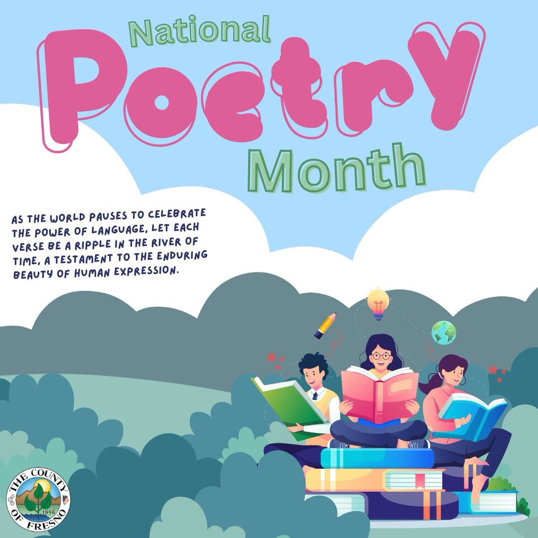 Do you have a favorite poet? Share with us... Check out thus year's submission to our annual poetry contest: fresnolibrarypoetry.org