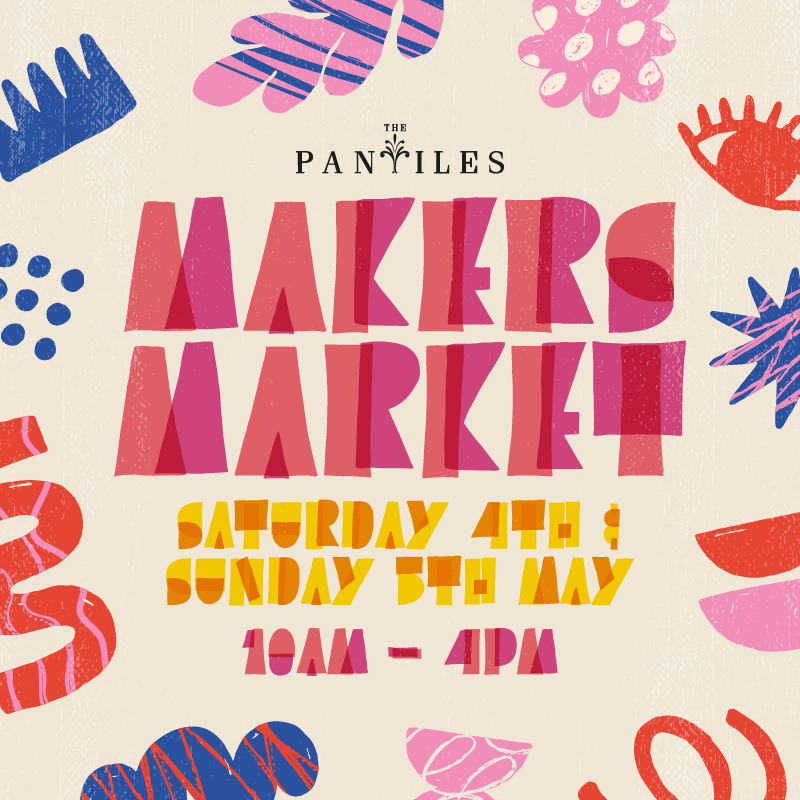 Our graphic for The Pantiles’ Makers Market! 

This event will see a curated selection of handmade and locally produced items on sale at @ThePantiles.

Be sure to visit on 4th & 5th of May! 

#Events #TunbridgeWells #MakersMarket #GraphicDesign #Artwork