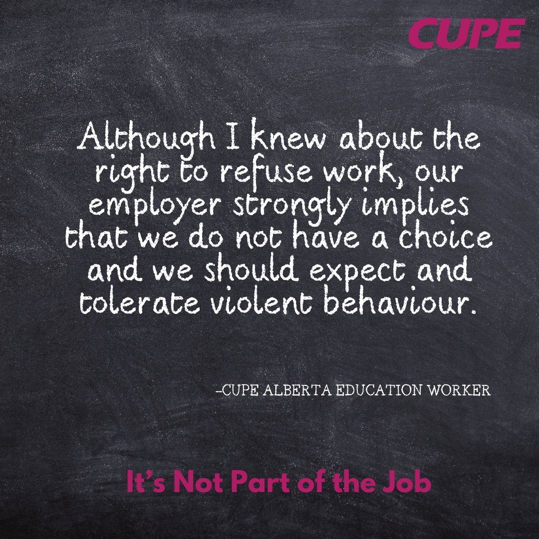 Education workers in Alberta earn an average of $34,300 per year. Most have not had a wage increase in eight years. The work is important, but dangerous. Workers deserve better. wagingahead.ca