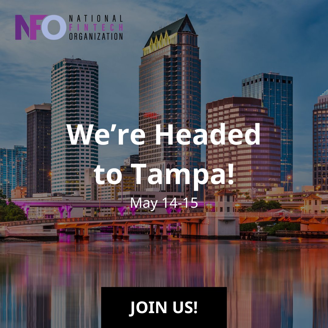 NFO is headed to Tampa May 13-15 thanks to our co-host, @BankDirector, for Experience FinXTech. If you’re interested in attending or know someone who should, please contact Scott Mills (scott@williammills.com) by April 25th. We hope to see you there!

#FXT24