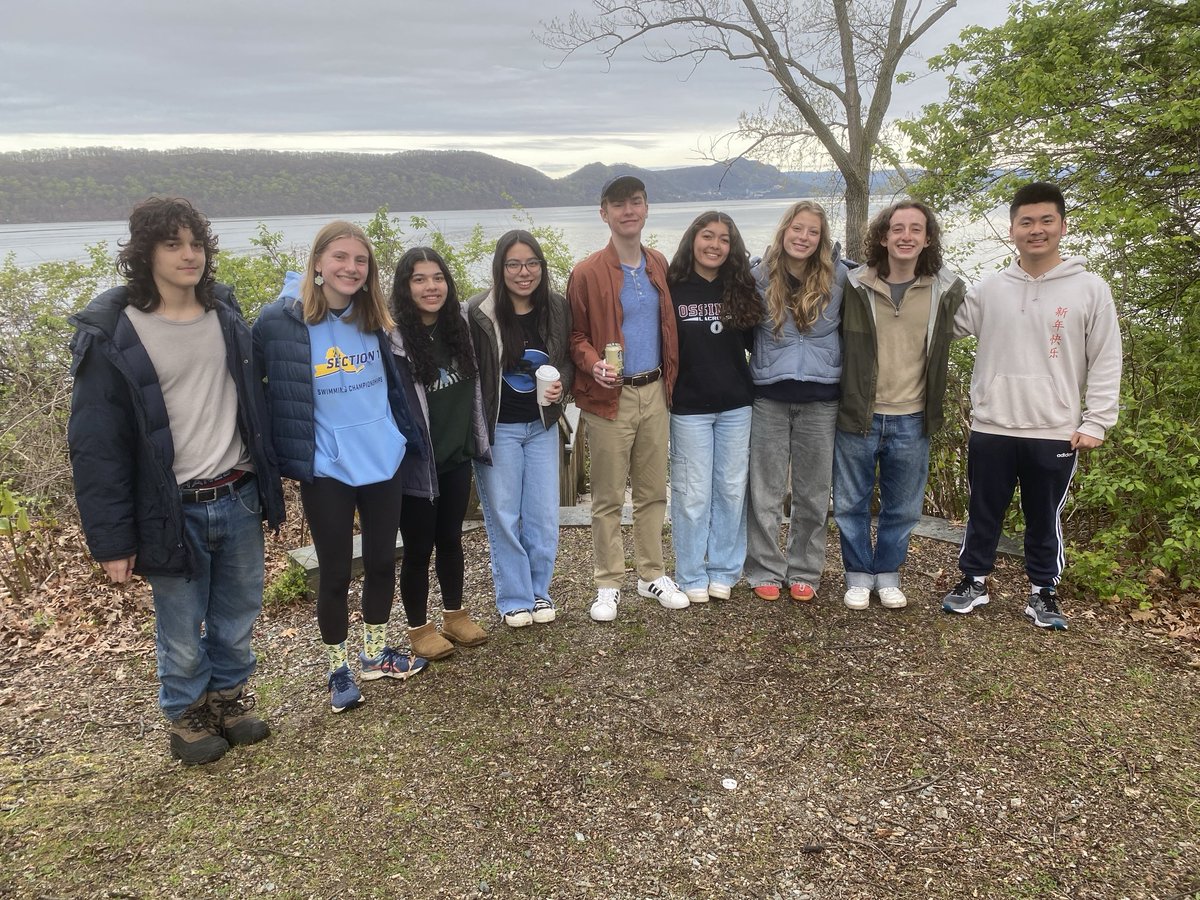 Great day down by the river for the Westchester Regional Envirothon for the Ossining teams! #OPride