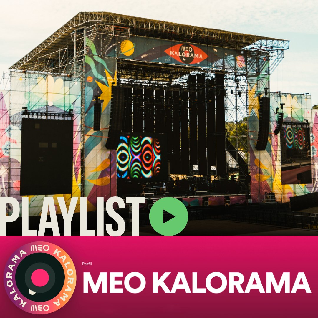 Temperatures are rising again this weekend with our playlists ☀️ Listen to what you want to see the most at MEO Kalorama 2024 and discover new artists 🎶 👉 Check it out: tinyurl.com/3x55hrkp #MEOKALORAMA #VisitPortugal #Festival #Lisboa #ParquedaBelaVista #LastTour