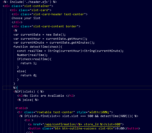 PrasherCodes's tweet photo. Day 98 #100DaysOfCode: Implemented real-time slot updates in EasyRation, aligning availability with the clock. Also, optimized store models for smoother owner experience. ⏰🛒 #RealTime #EasyRation https://t.co/n4CUMIQQRU