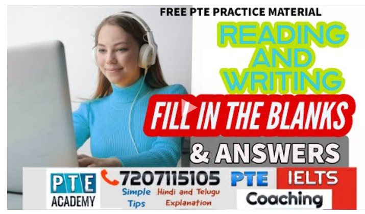 PTE Reading and Writing fill in the blanks practice with answers 2019 pteacademy.in/free-pte-readi… Call us at 7207115105 for more info.

#PTE #PTEpreparation #Reading #Writing #FillintheBlanks # PTEcoaching # PTEexam #AchieveYourGoals #GreatnessAwaits
