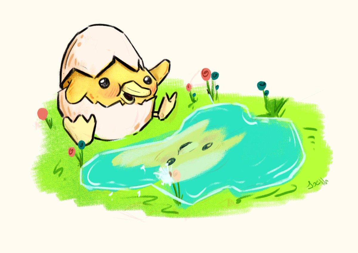 No suelo dibujar estas cosas, son divertidas. Quack