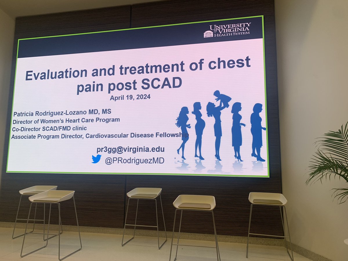 @PRodriguezMD outstanding talk on management of chest pain after #SCAD at the @AtriumSHVI SCAD Program @iSCADregistry @ChrisKramerMD