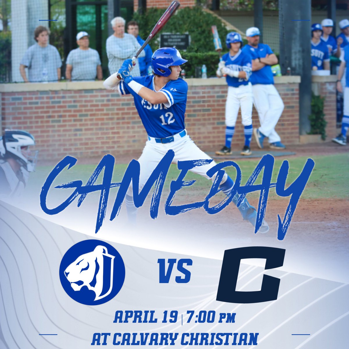 A big game on the road!   Jesuit baseball travels to face nationally ranked No. 7 Calvary Christian. Go Tigers!   If you can't travel to watch the game, the NFHS Network will be livestreaming the game. Click the link below to watch:   nfhsnetwork.com/events/calvary…   #AMDG #GoTigers