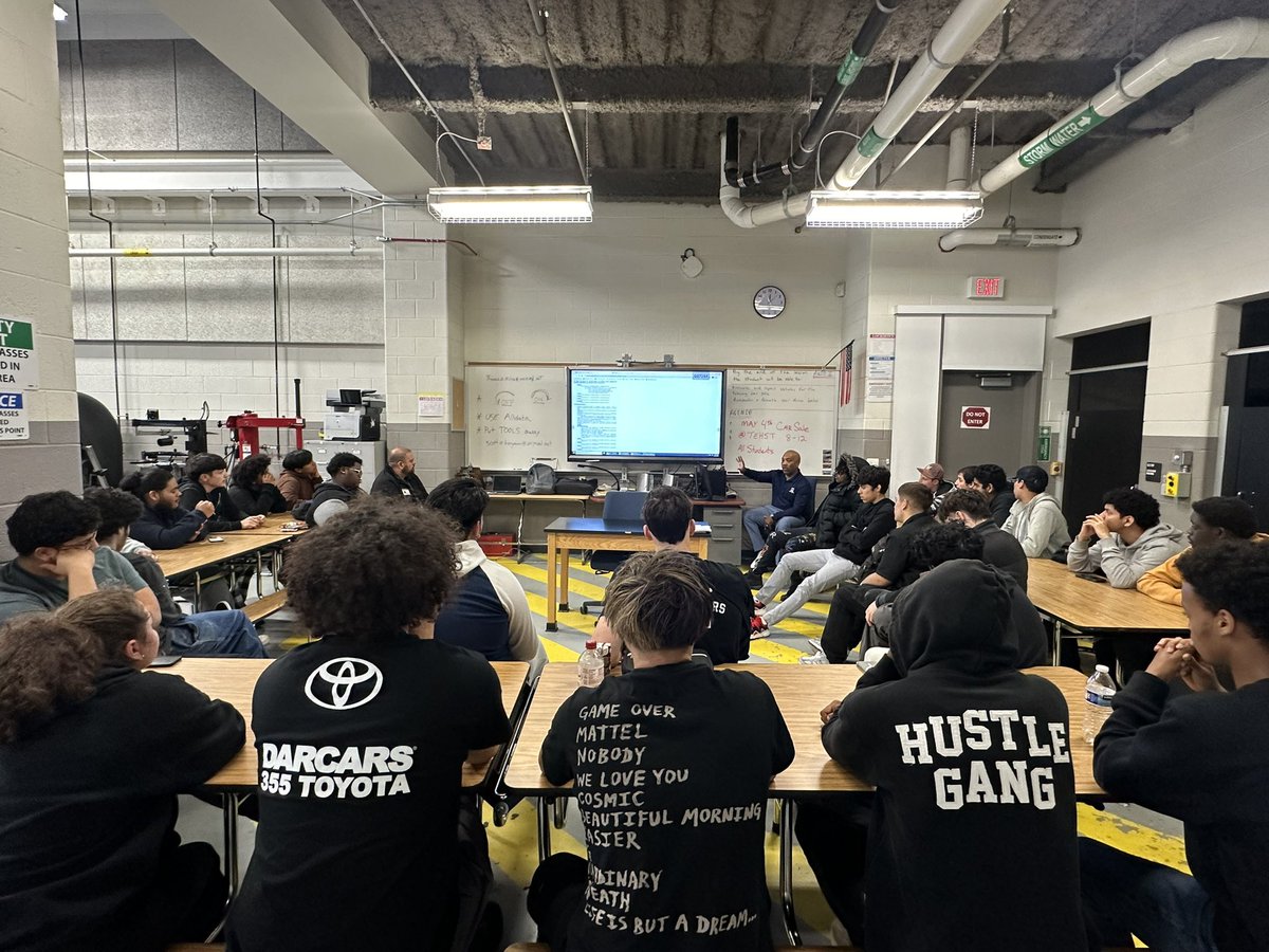 Thomas Edison HS College & Career Coordinator (@ms_malleck) on Twitter photo A huge thank you to <a href="/wmata/">Metro Forward</a> for coming out and speaking to our year 1 and year 2 automotive technology and dealership training students. #mcps #mcpshs #trades #ATF A huge thank you to <a href="/wmata/">Metro Forward</a> for coming out and speaking to our year 1 and year 2 automotive technology and dealership training students. #mcps #mcpshs #trades #ATF