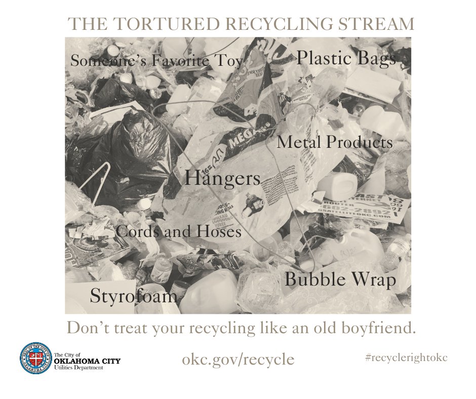 New album dropped. okc.gov/recycle #recyclerightokc