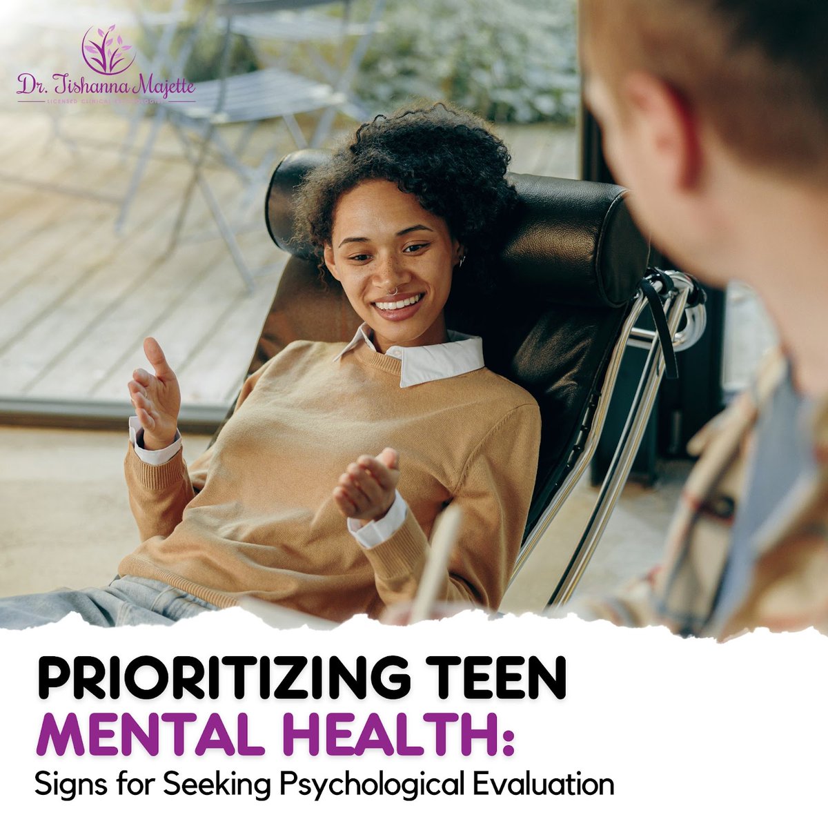Prioritize your teen's mental health by recognizing key signs that may necessitate a psychological evaluation.
------
📧 doc@majetteadolescentservices.com or
📞 856-522-3123
.
.
.
#TeenMentalHealth #PsychologicalEvaluation #EarlyDetection #AdolescentWellness #TeenTherapy