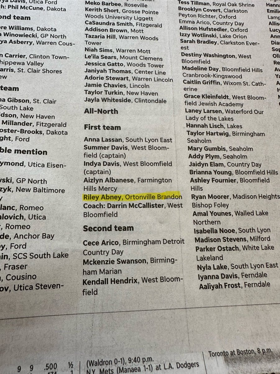 Riley Abney (@abney_riley) on Twitter photo Thankful to receive 1st Team All-North for the Detroit Free Press All-Area team!! <a href="/MickMcCabe1/">Mick McCabe</a> <a href="/FullCrtCoverage/">Matthew B. Mowery</a> <a href="/BrandonCoachRiv/">Brandon Girls Basketball</a> <a href="/PGHMichigan/">Prep Girls Hoops Michigan</a> <a href="/MIPrepZone/">MIPrepZone</a> <a href="/MichHSsports/">Michigan HS Sports</a> Thankful to receive 1st Team All-North for the Detroit Free Press All-Area team!! <a href="/MickMcCabe1/">Mick McCabe</a> <a href="/FullCrtCoverage/">Matthew B. Mowery</a> <a href="/BrandonCoachRiv/">Brandon Girls Basketball</a> <a href="/PGHMichigan/">Prep Girls Hoops Michigan</a> <a href="/MIPrepZone/">MIPrepZone</a> <a href="/MichHSsports/">Michigan HS Sports</a>