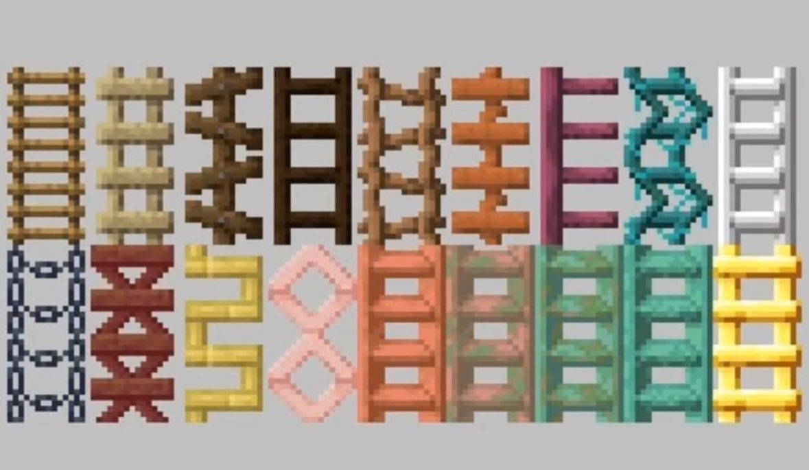pq o Minecraft não adiciona variações de escadas pra cada material?